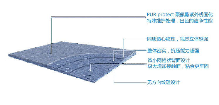 腾方同透地板产品结构