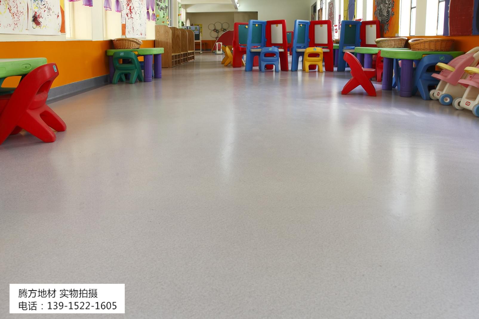 幼儿园教室塑胶地板效果图 – 设计本装修效果图