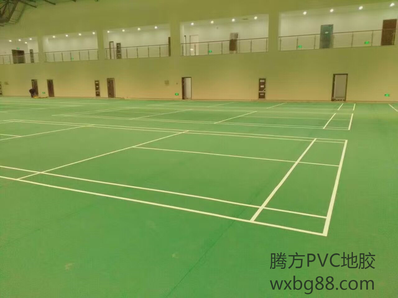 腾方羽毛球场地胶