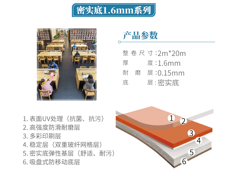 图书馆PVC地板