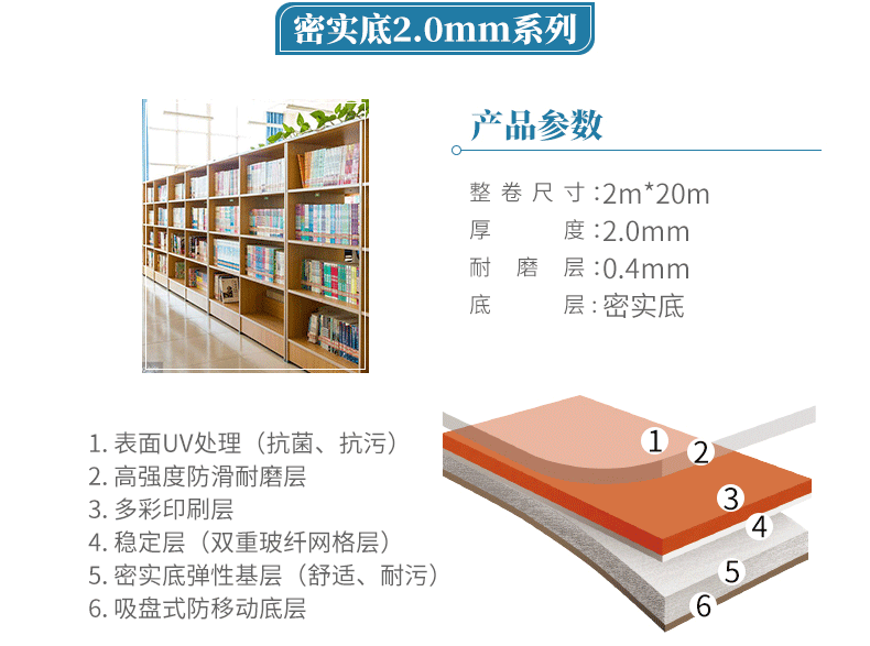 图书馆PVC地板