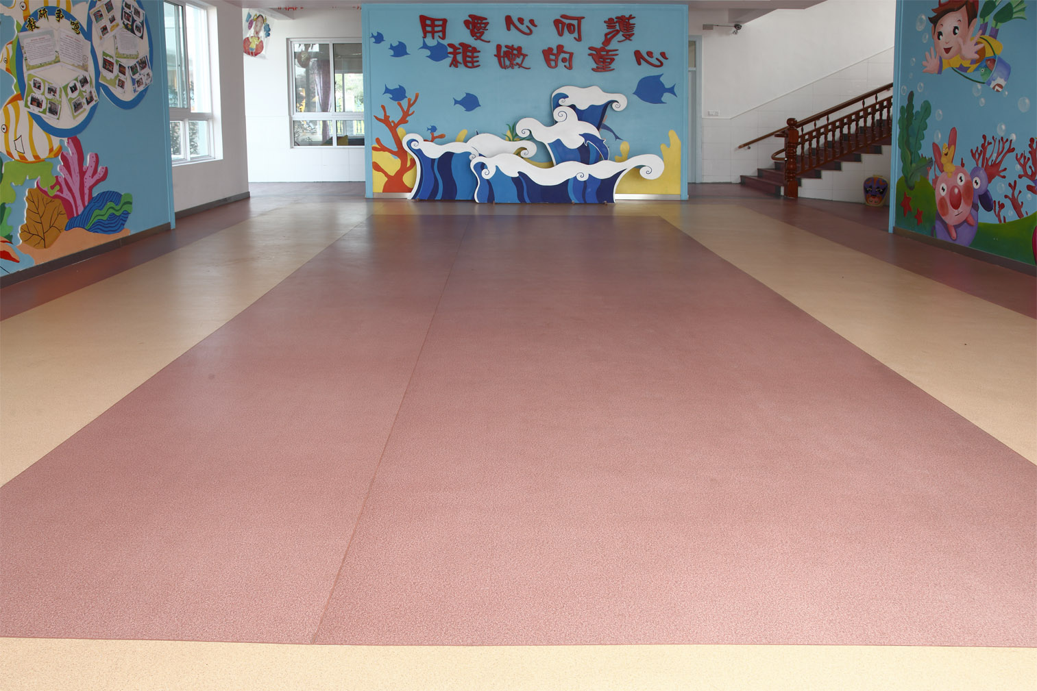 幼儿园PVC塑胶地板 幼儿园PVC塑胶地板