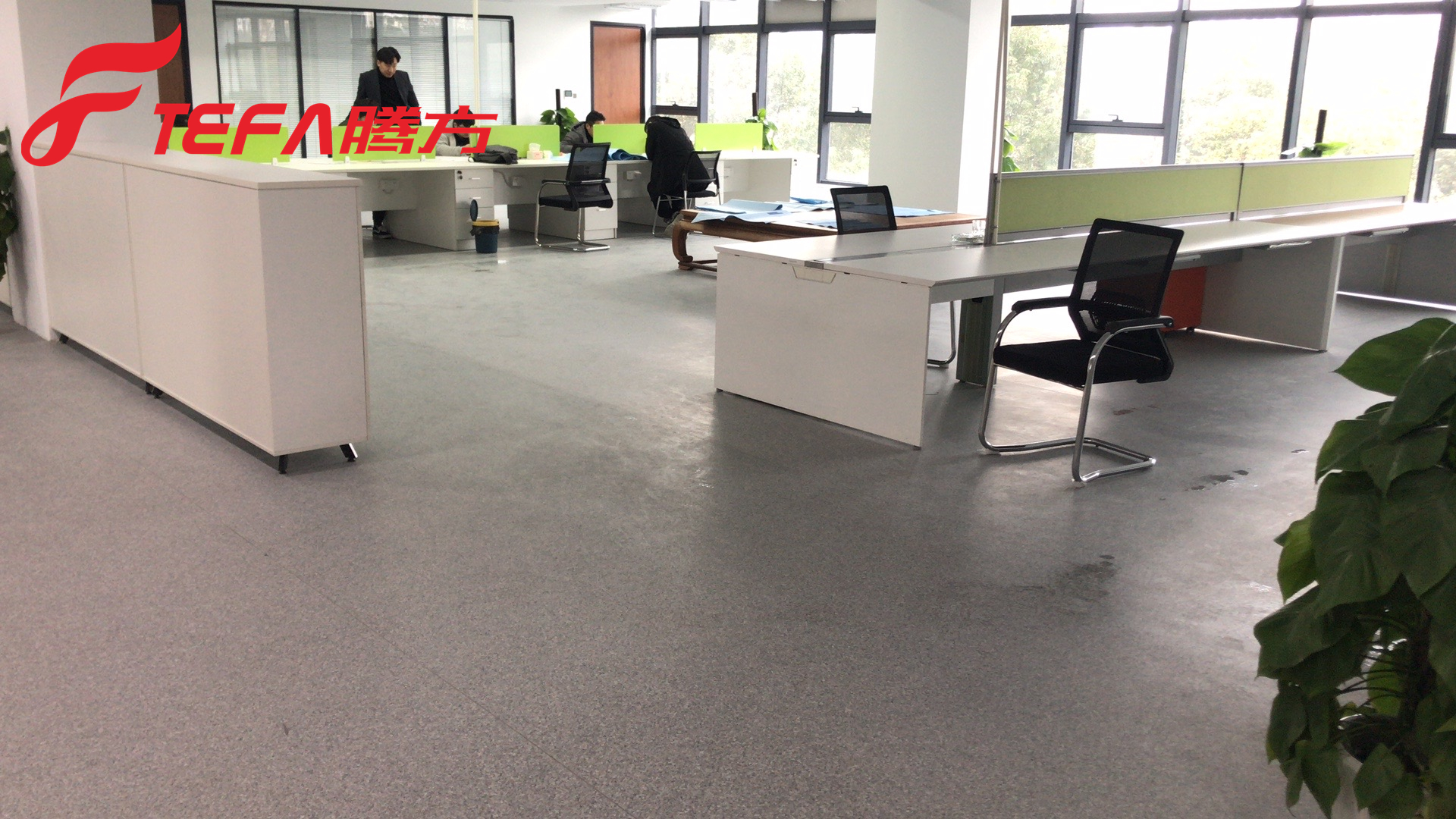 办公室PVC塑胶地板