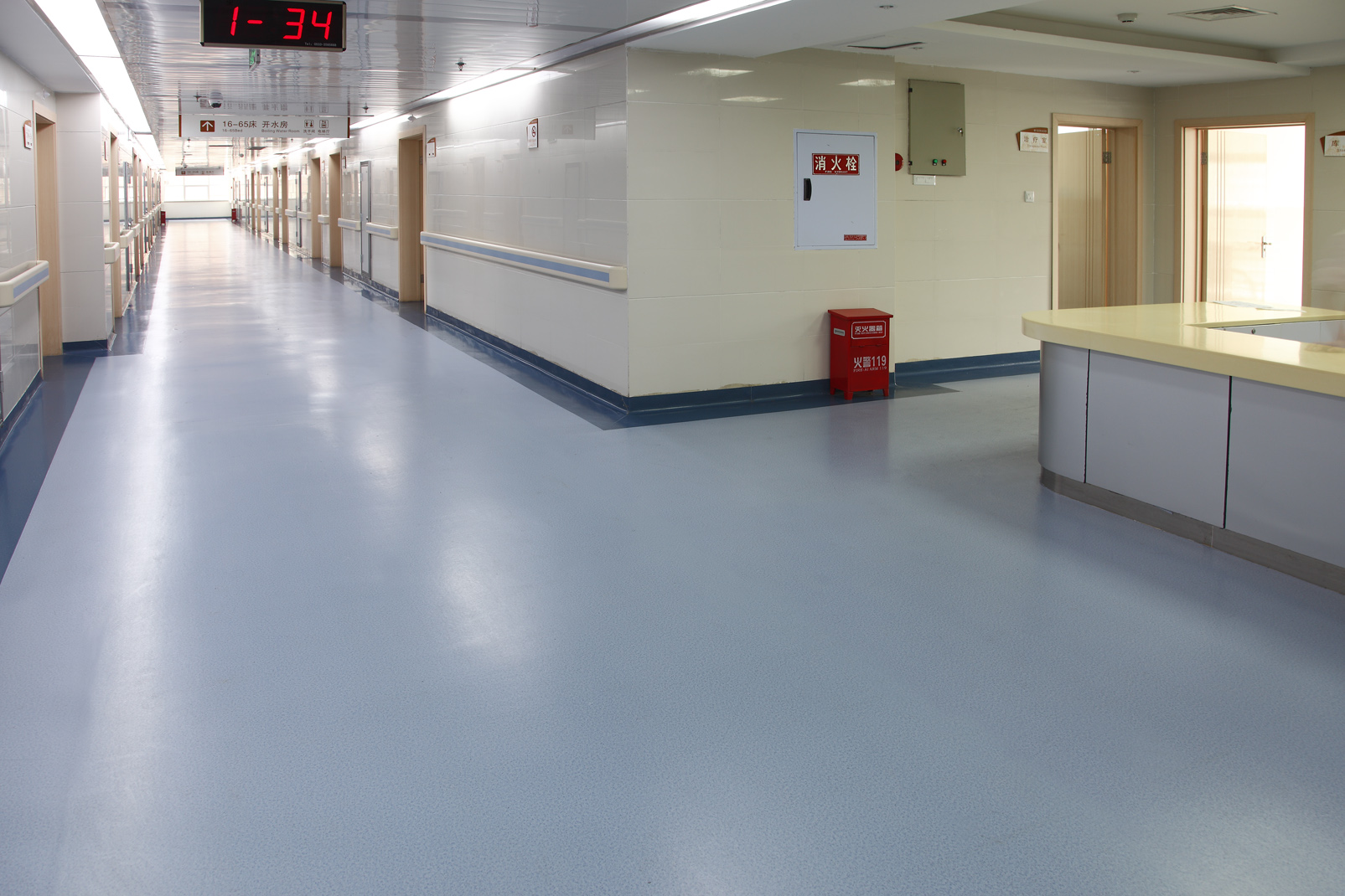 医院用PVC塑胶地板 医院用PVC塑胶地板