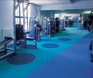 健身房地板与腾方pvc运动地胶的不解之缘