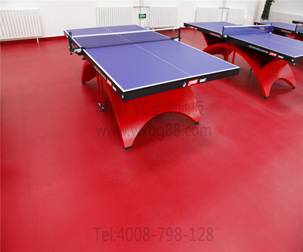 乒乓球PVC地板，不能以貌取材