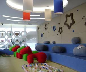 室内儿童游乐场PVC地胶保护儿童安全