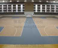 室内篮球场选择低碳环保篮球场PVC运动地板