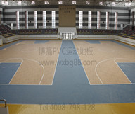 篮球PVC塑胶运动地板，让你体验NBA篮球赛场