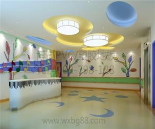 腾方幼儿园PVC地板色彩选择方案