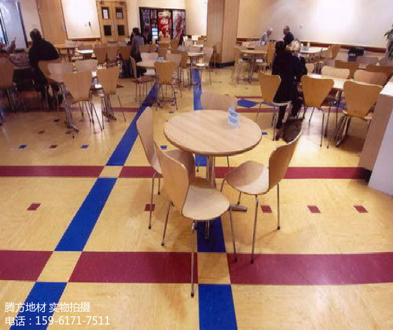 PVC塑胶地板在餐厅的优点
