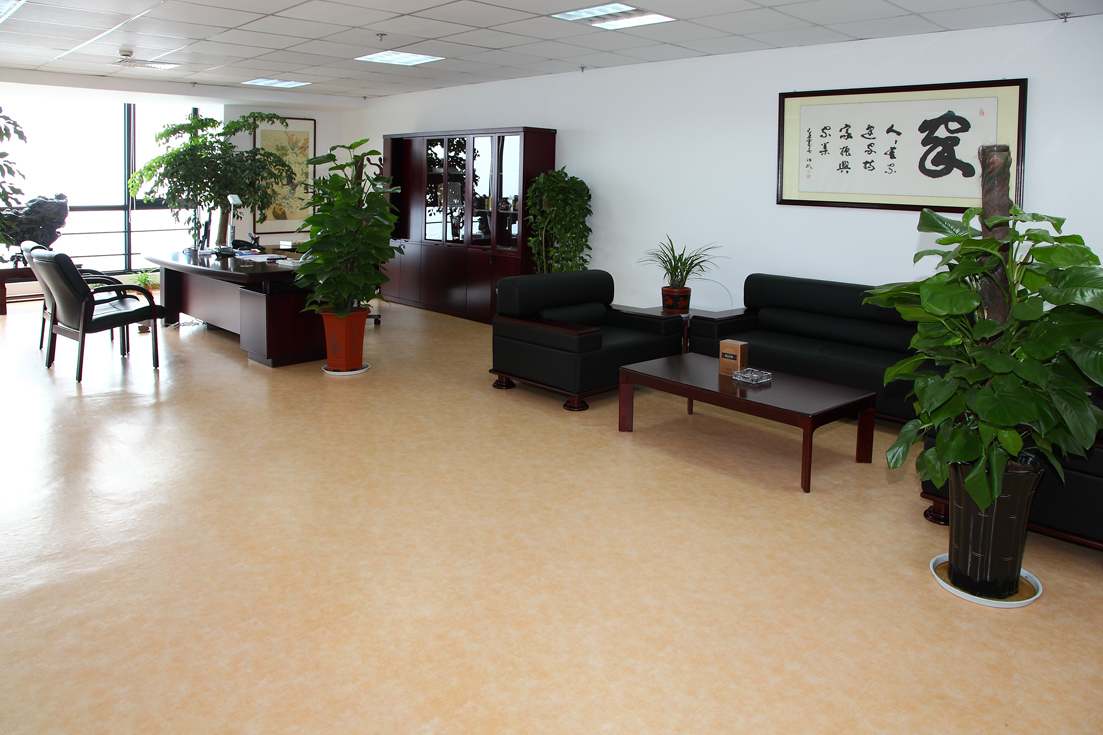办公室塑胶地板的6大优点【腾方PVC地板】