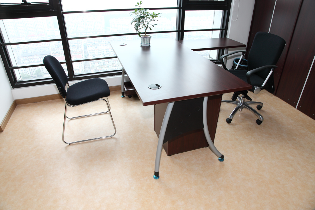 办公室选择PVC地板的必要之处【腾方PVC地板】