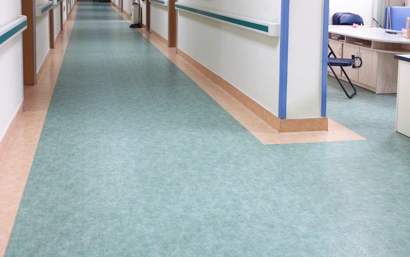 为什么PVC塑胶地板成为医院首选【腾方PVC地板】