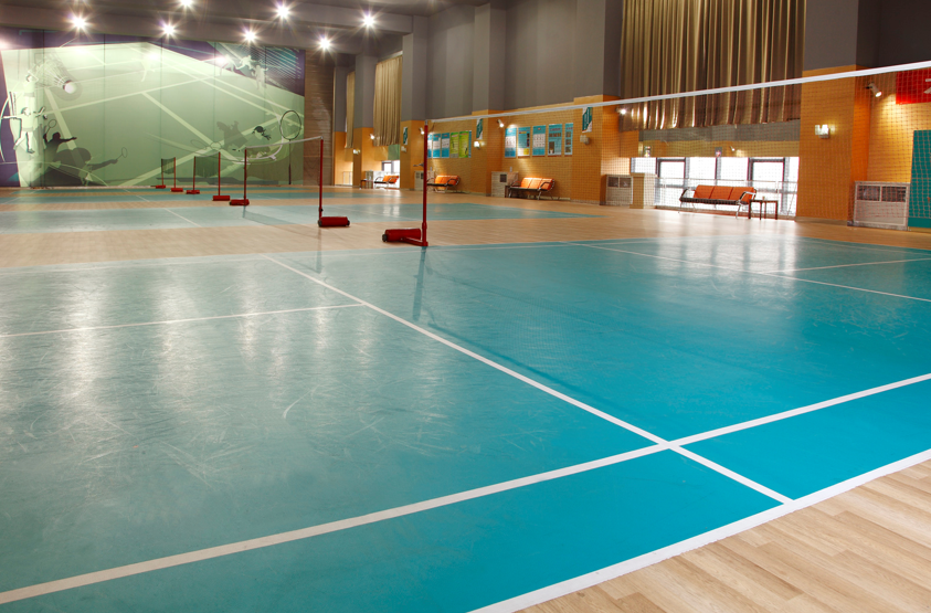 体育场pvc运动地板安装出现的问题【腾方PVC地板】