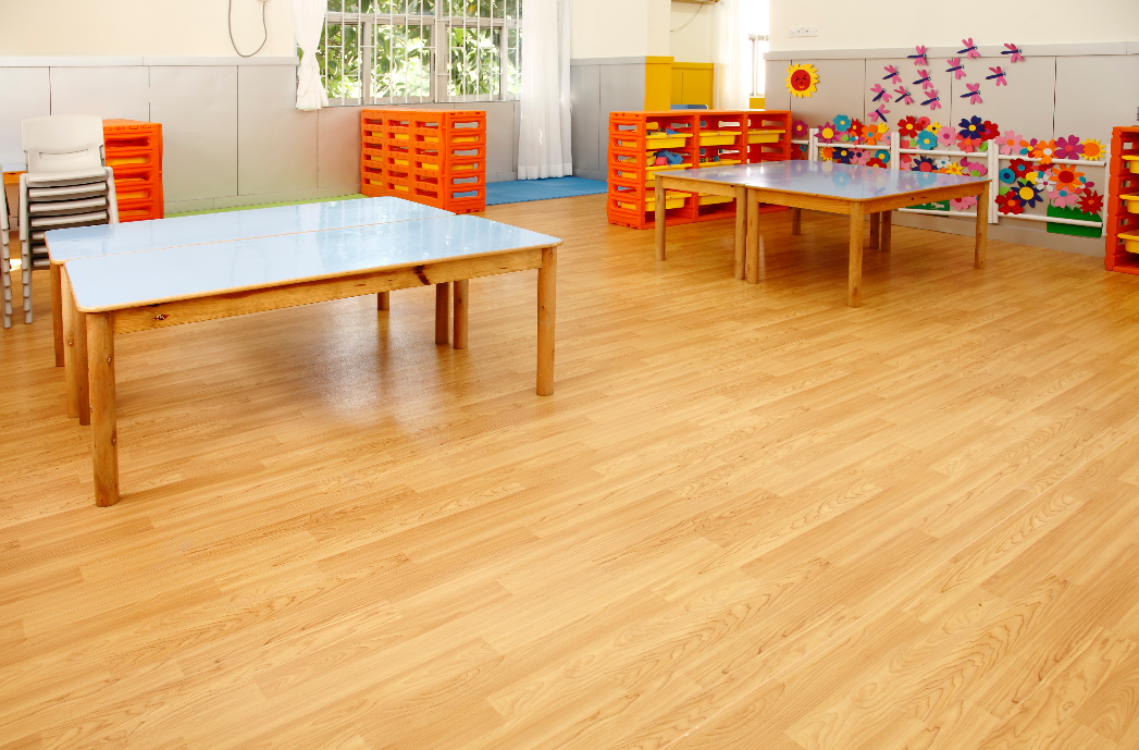 为什么幼儿园胶地板无可替代【腾方PVC地板】