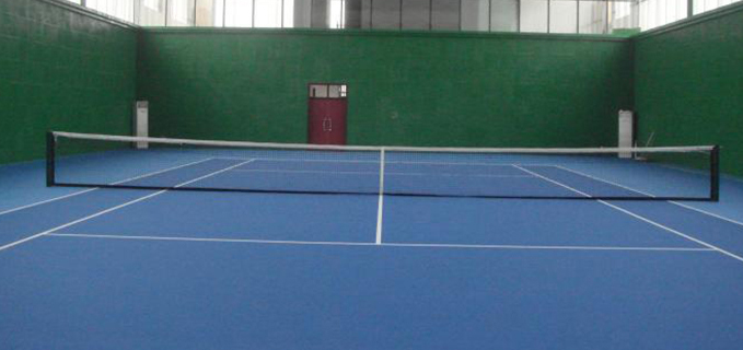 网球pvc室内健身地板，外行技术人员可以自身铺装吗？【腾方PVC地板】